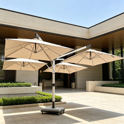Premium 4 Head Offset Cantilever Umbrella