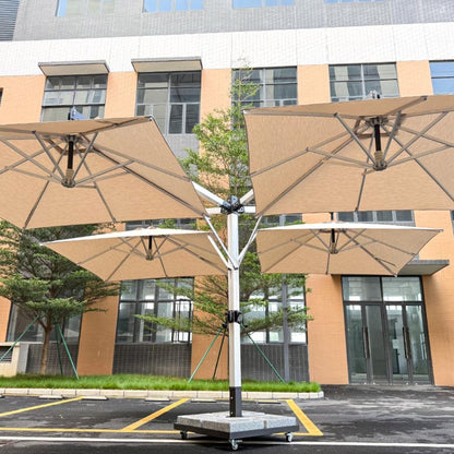 Premium 4 Head Offset Cantilever Umbrella