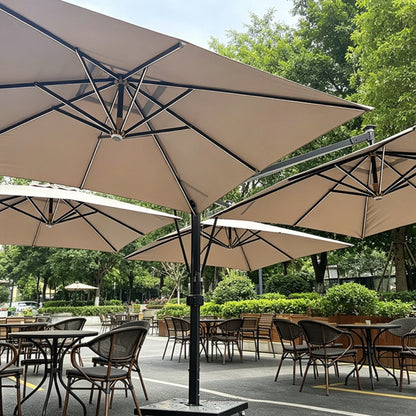 Modern 4 Head Cantilever Shade Umbrella