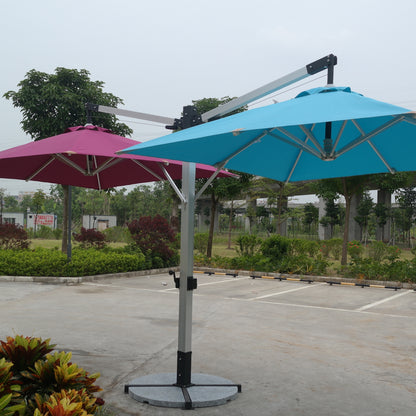 Big Size 2-Head Cantilever Umbrella for Outdoor Yard
