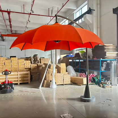 Pumpkin Style Outdoor Parasol
