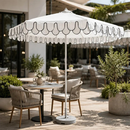 Double-Layer Valance Center Pole Umbrella