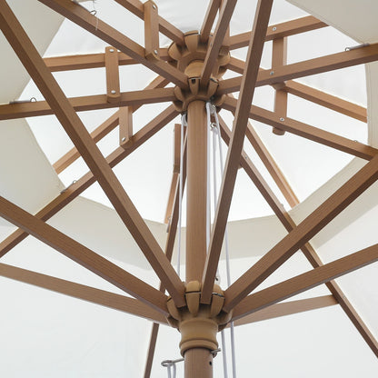Double-Top Valance Center Pole Umbrella