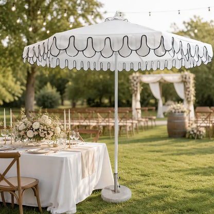 Double-Layer Valance Center Pole Umbrella