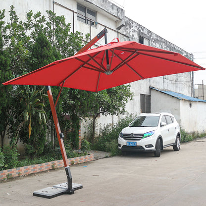 Stylish Side Offset Hanging Garden Umbrella