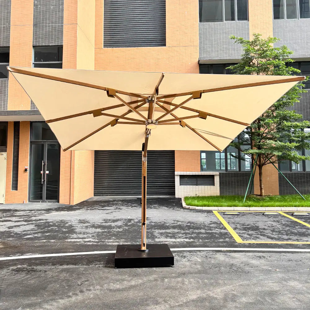 Extraordinary Master Wood Grain Roman Umbrella