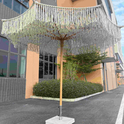 Luxury Rope-Woven Patio Umbrella
