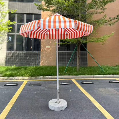 Outdoor Aluminum Sun Shade Center Pole Umbrella