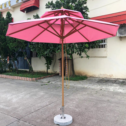Double-Top Center Pole Umbrella