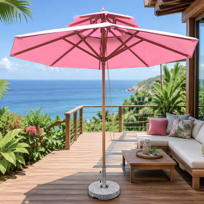 Double-Top Center Pole Umbrella