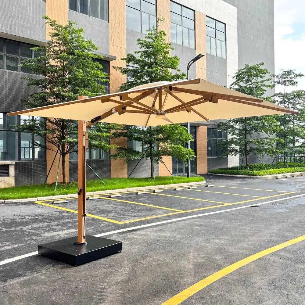 Extraordinary Master Wood Grain Roman Umbrella