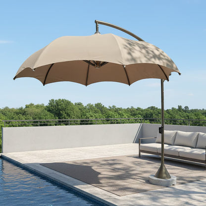 Pumpkin Shaped Patio Umbrella