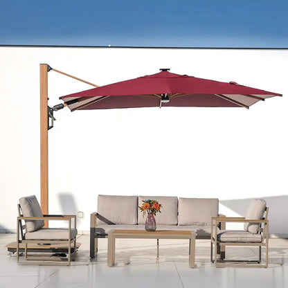 Rotating umbrella canopy Roman umbrella