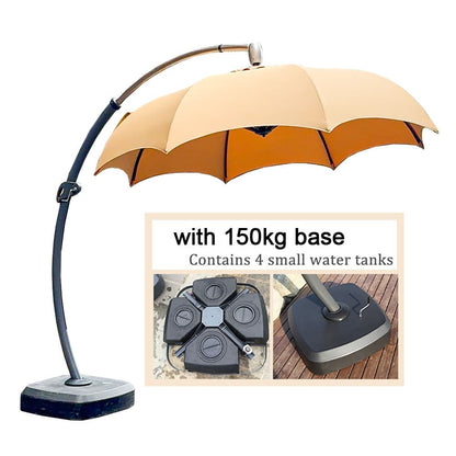 Large Curved Pillar Umbrella