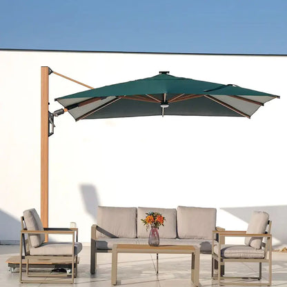 Rotating umbrella canopy Roman umbrella