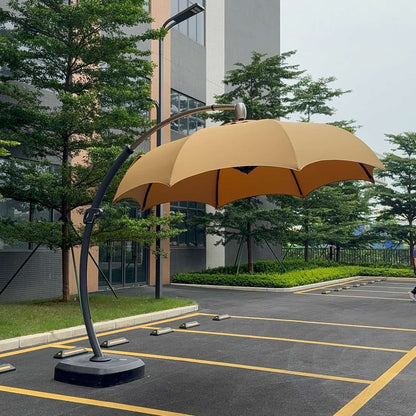Large Curved Pillar Umbrella