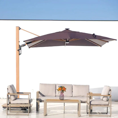 Rotating umbrella canopy Roman umbrella