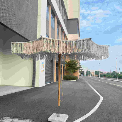 Luxury Rope-Woven Patio Umbrella