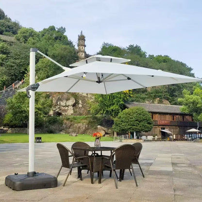 Outdoor Cantilever Roman Umbrella Patio Hanging Parasol