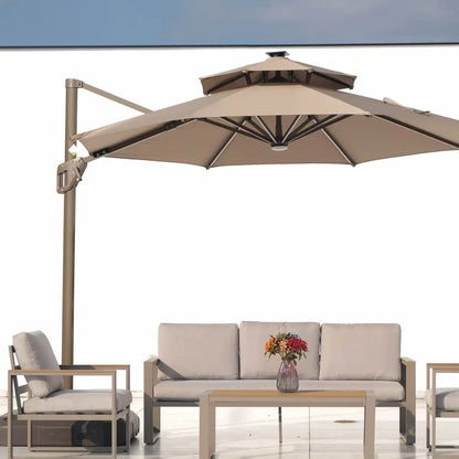 Venezia Style Hanging Roman Cantilever Parasol