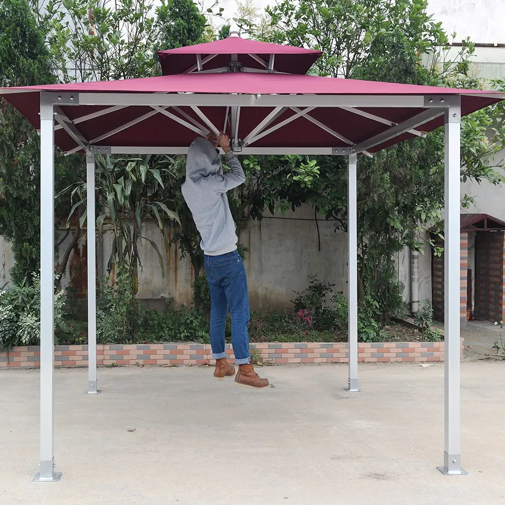 Waterproof Windproof Outdoor Garden Gazebo Pavilion