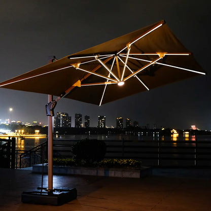 Large Outdoor Roman Umbrella for Patio Garden Backyard