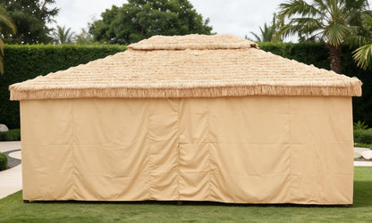Thatch Metal Pavilion for Courtyard