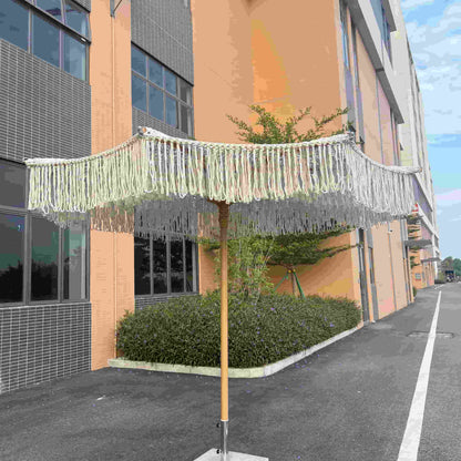 Luxury Rope-Woven Patio Umbrella
