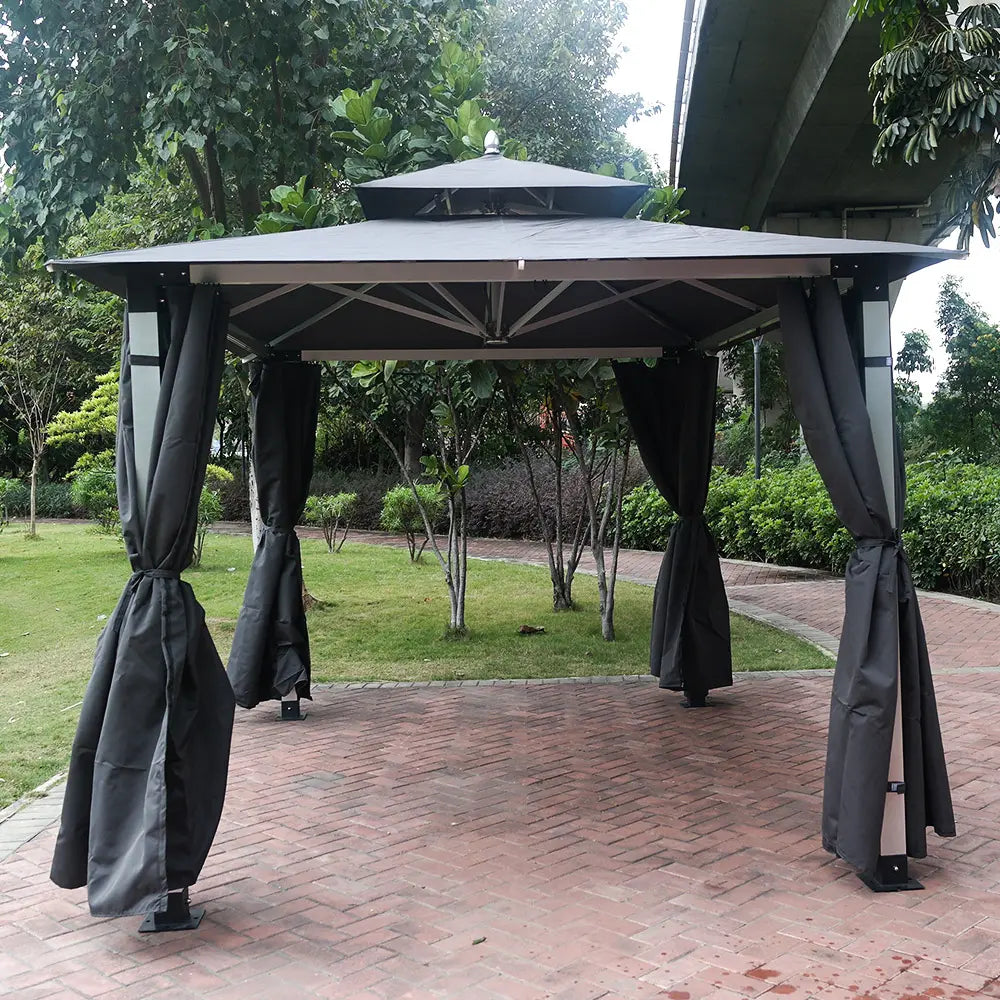 Rust Resistant Metal Outdoor Backyard Gazebo