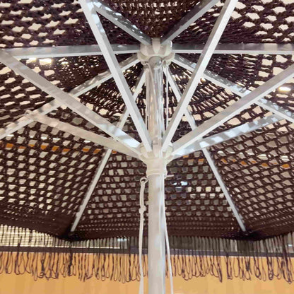 Decorative Rope-Woven Garden Umbrella