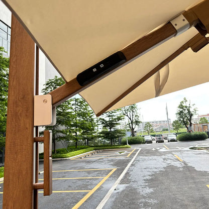 Extraordinary Master Wood Grain Roman Umbrella