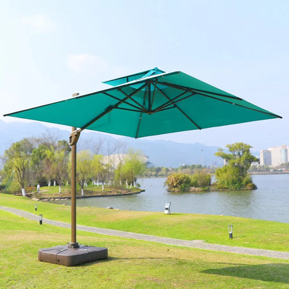Cantilever Roman Umbrella Heavy Duty Outdoor Shade Umbrella