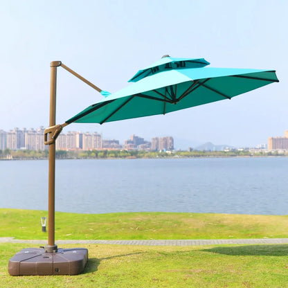 Luxury Roman Umbrella Offset Patio Umbrella for Outdoor Space