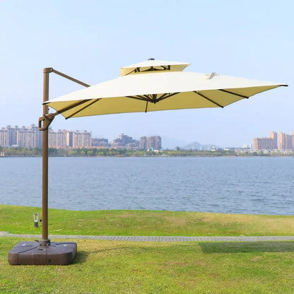 Cantilever Roman Umbrella Heavy Duty Outdoor Shade Umbrella