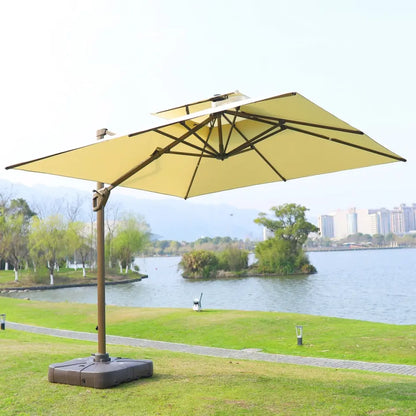 Cantilever Roman Umbrella Heavy Duty Outdoor Shade Umbrella