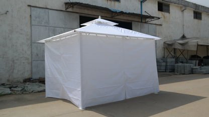 Modern Metal Straw Gazebo with Waterproof Roof