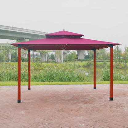 Rust Resistant Metal Outdoor Backyard Pavilion