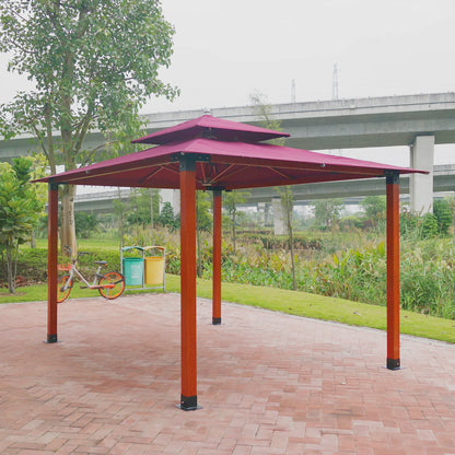 Rust Resistant Metal Outdoor Backyard Pavilion