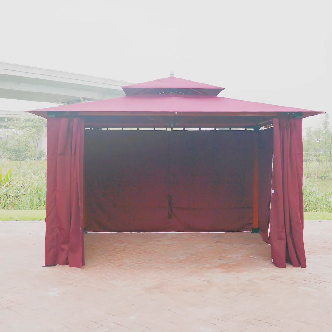 Rust Resistant Metal Outdoor Backyard Pavilion