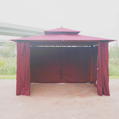 Rust Resistant Metal Outdoor Backyard Pavilion