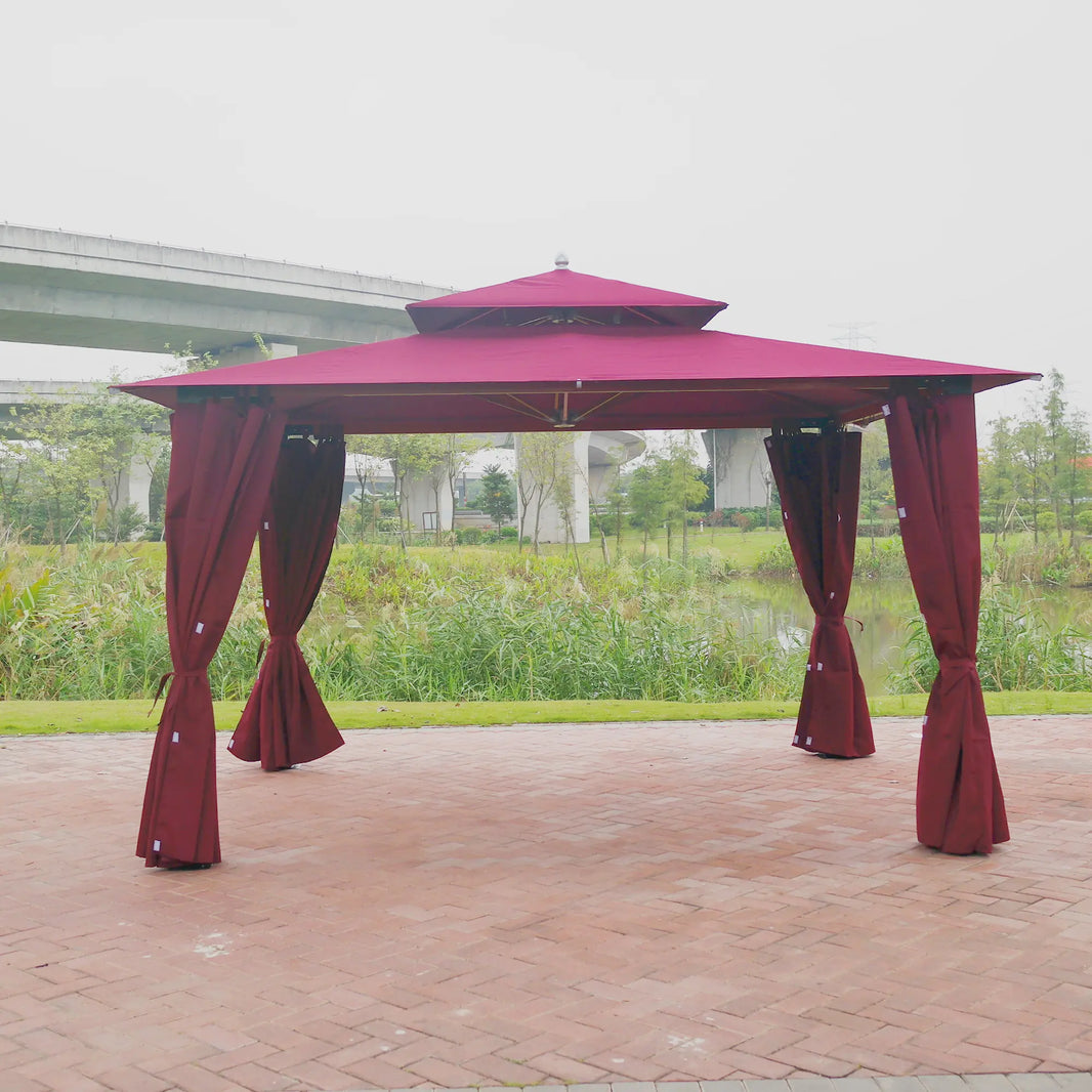 Rust Resistant Metal Outdoor Backyard Pavilion