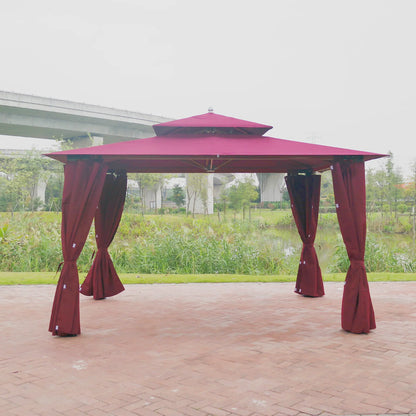 Rust Resistant Metal Outdoor Backyard Pavilion