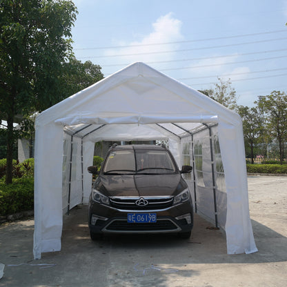 Outdoor parking shed