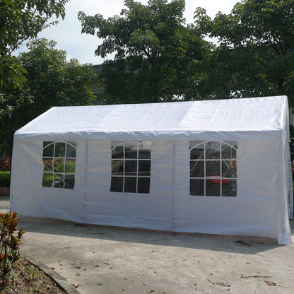 Outdoor parking shed