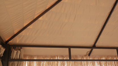 Custom Outdoor Steel Frame Straw Gazebo