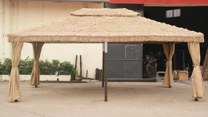 Thatch Metal Pavilion for Courtyard