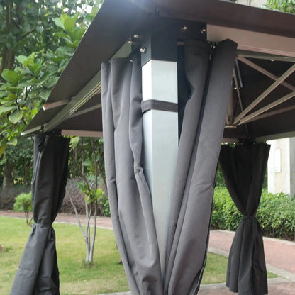 Rust Resistant Metal Outdoor Backyard Gazebo