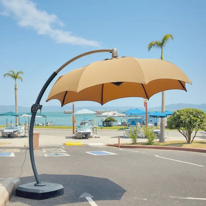 Large Curved Pillar Umbrella