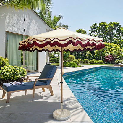 Tassel Center Pole Patio Umbrella