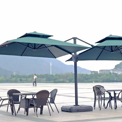 Double Head Cantilever Roman Umbrella